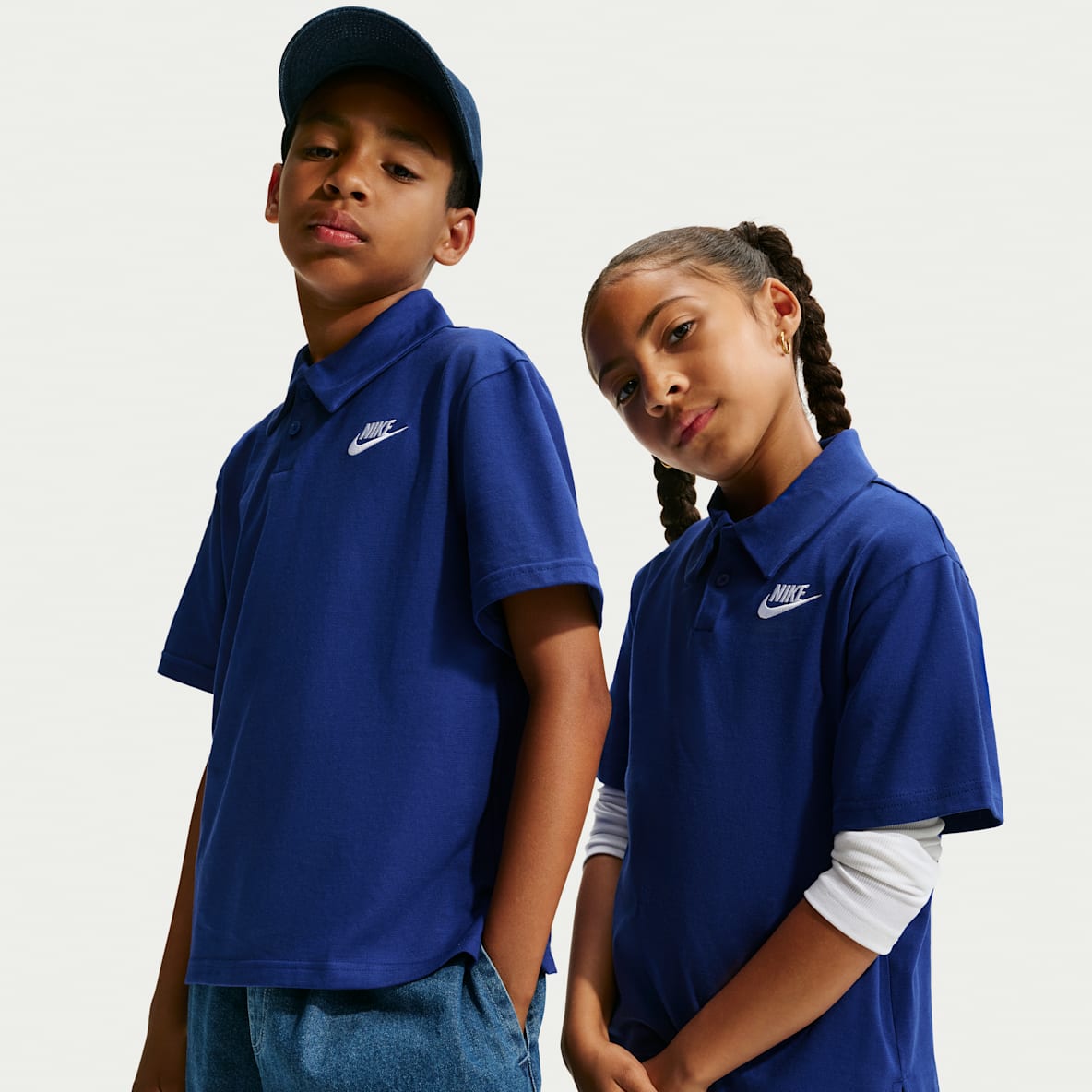Blue Polos. Nike JP